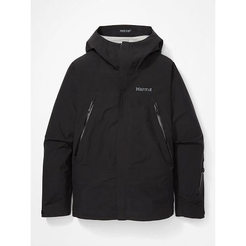 Marmot Ski Jacket Black NZ - Spire Jackets Mens NZ1327504